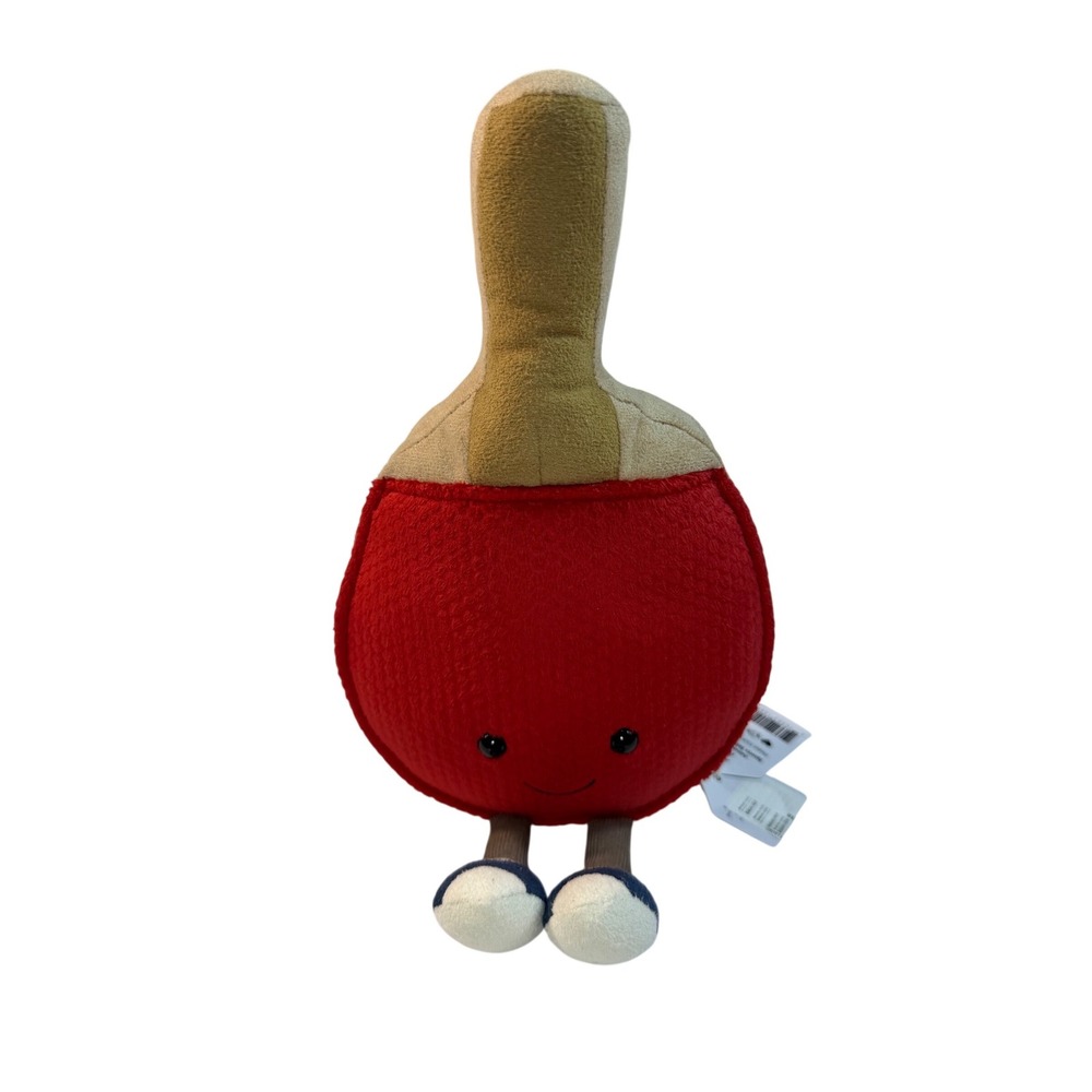 Jellycat Amuseable Sports Table Tennis Plush Red‎ Navy AS2TT